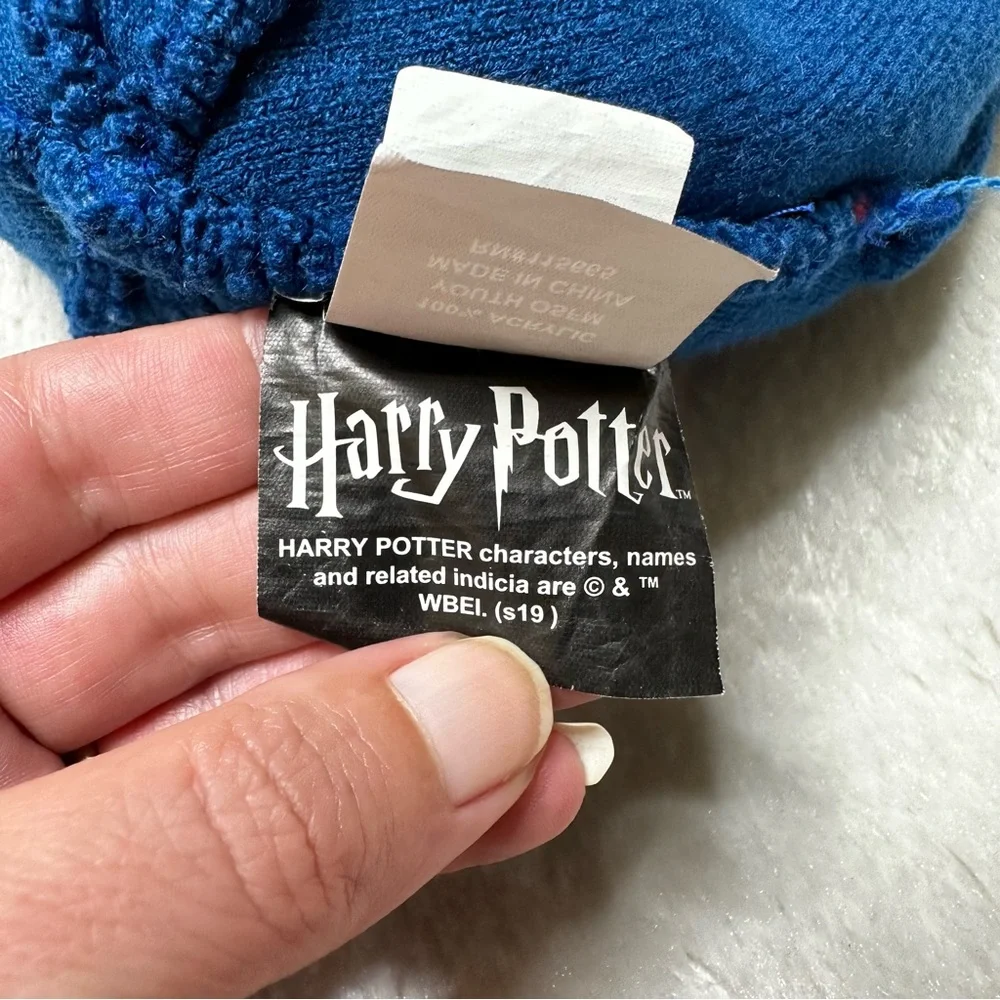 Harry Potter Official Hogwarts Pom Pom Beanie Blue Youth OS